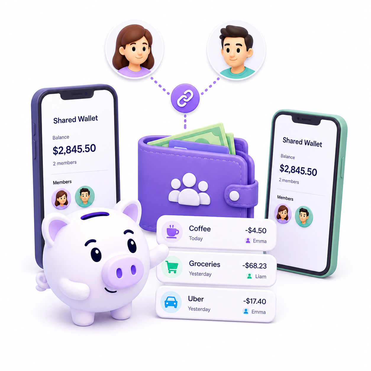 Keep household spending in one place